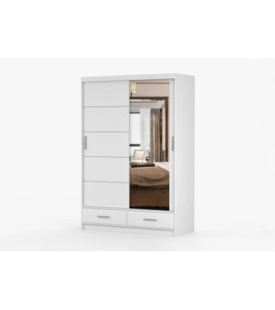 Armoire Silvana 150 cm avec miroir