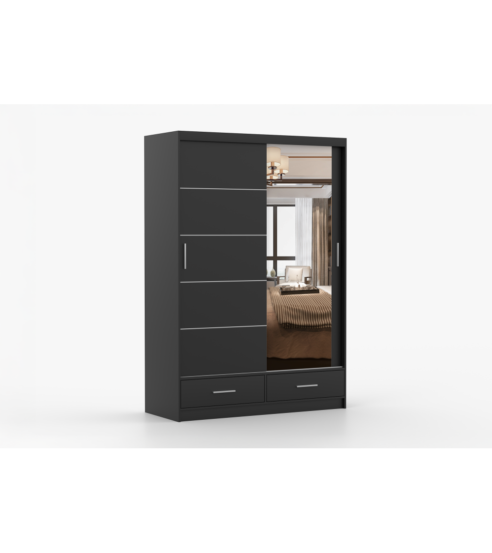 Armoire Silvana 150 cm avec miroir