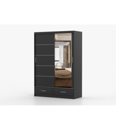 Armoire Silvana 150 cm avec miroir