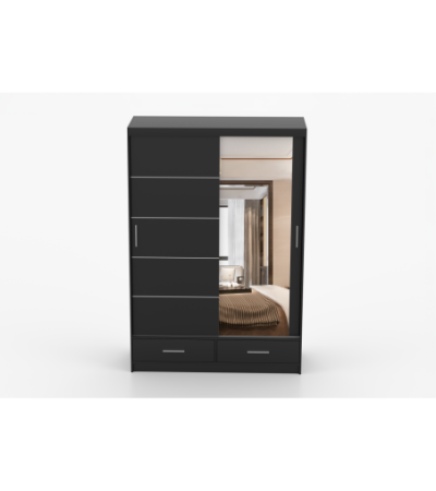 Armoire Silvana 150 cm avec miroir