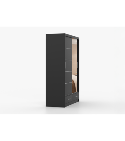 Armoire Silvana 150 cm avec miroir
