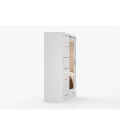 Armoire Saphina 150 cm avec miroir