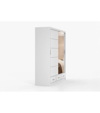 Armoire Solian 203 cm avec miroir