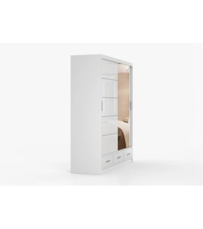 Armoire Sylar 203 cm avec miroir