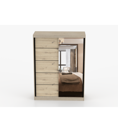Armoire Enola 150 cm avec miroir