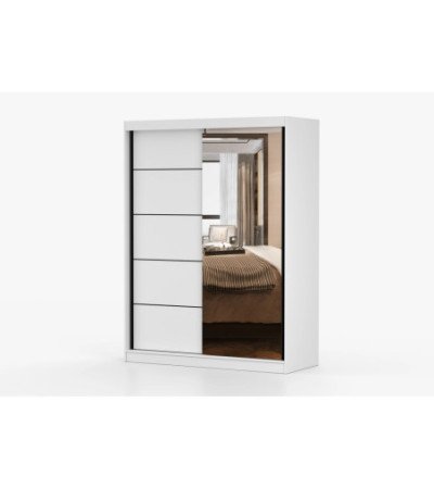 Armoire Enola 150 cm avec miroir