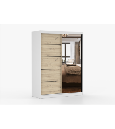 Armoire Enola 150 cm avec miroir