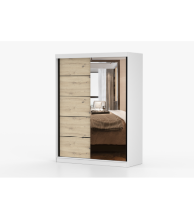 Armoire Enola 150 cm avec miroir