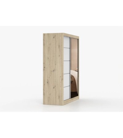 Armoire Enola 150 cm avec miroir