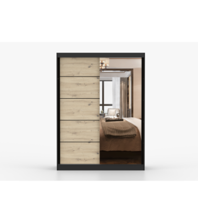 Armoire Enola 150 cm avec miroir