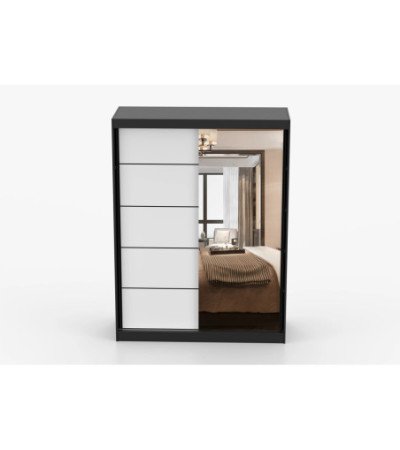 Armoire Enola 150 cm avec miroir