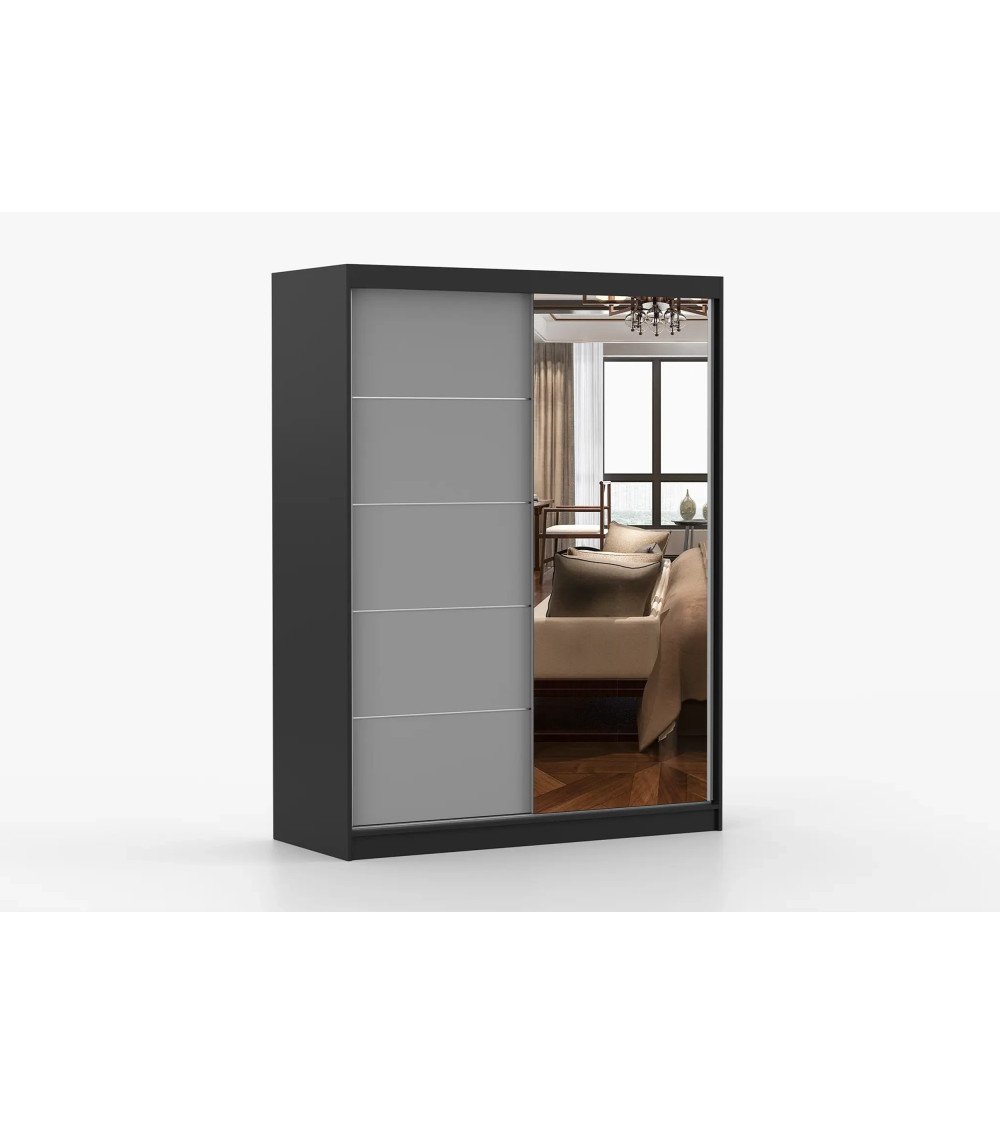 Armoire Vaiana 150 cm avec miroir