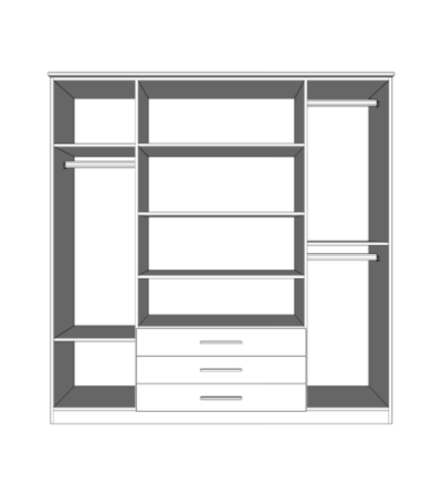 Armoire Ysoria 200 cm