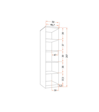 Armoire Ysoria 50 cm