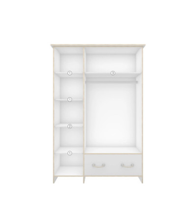 Armoire Evander 133 cm