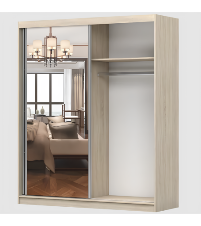 Armoire Calypso 183 cm avec miroir