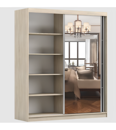 Armoire Calypso 183 cm avec miroir