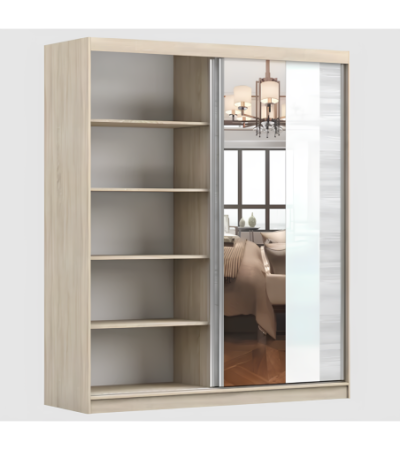 Armoire Lyra 183 cm avec miroir