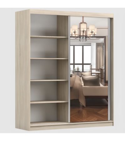 Armoire Orphée 203 cm avec miroir