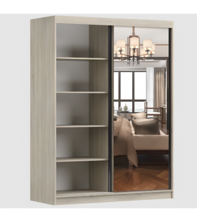 Armoire Aileen 150 cm avec miroir