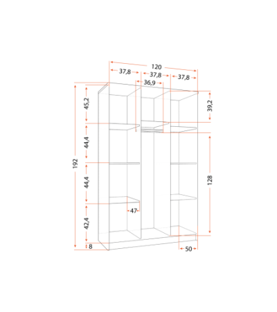 Armoire Illyria II 120 cm