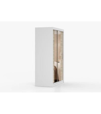Armoire Danaé 120 cm avec miroir