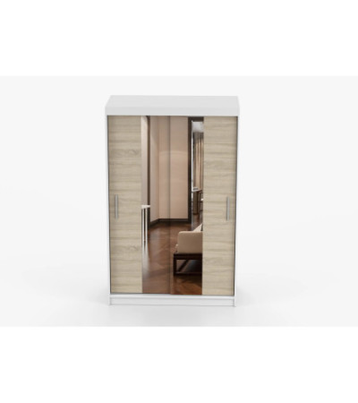 Armoire Danaé 120 cm avec miroir