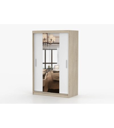 Armoire Danaé 120 cm avec miroir