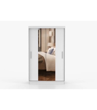Armoire Danaé 120 cm avec miroir