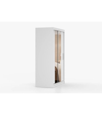 Armoire Danaé 120 cm avec miroir