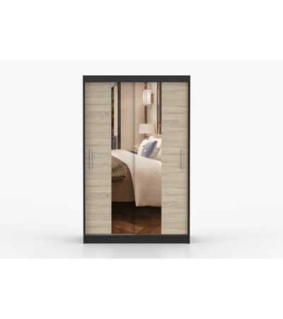 Armoire Danaé 120 cm avec miroir