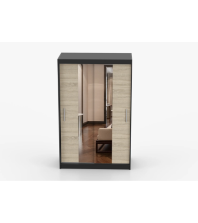 Armoire Danaé 120 cm avec miroir