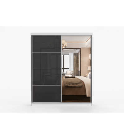 Armoire Calypso 183 cm avec miroir