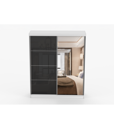 Armoire Calypso 183 cm avec miroir