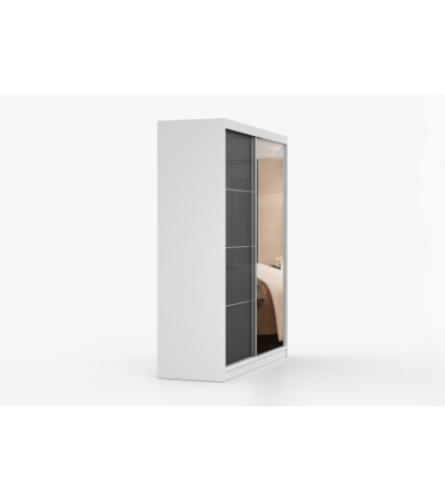 Armoire Calypso 183 cm avec miroir