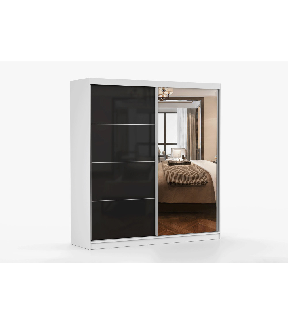 Armoire Calypso 203 cm avec miroir