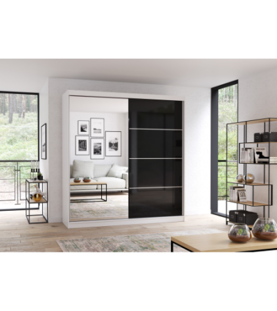 Armoire Calypso 203 cm avec miroir
