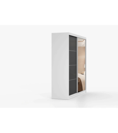 Armoire Calypso 203 cm avec miroir