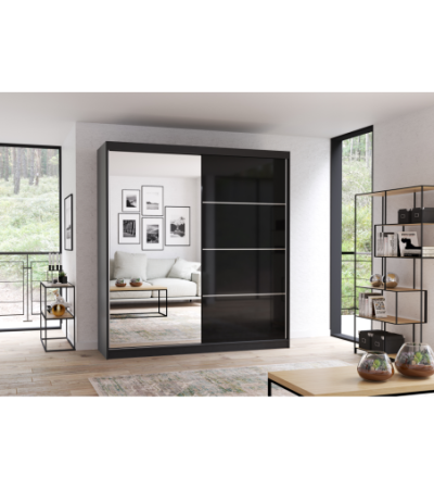 Armoire Calypso 203 cm avec miroir