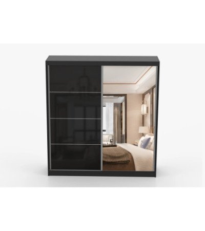 Armoire Calypso 203 cm avec miroir