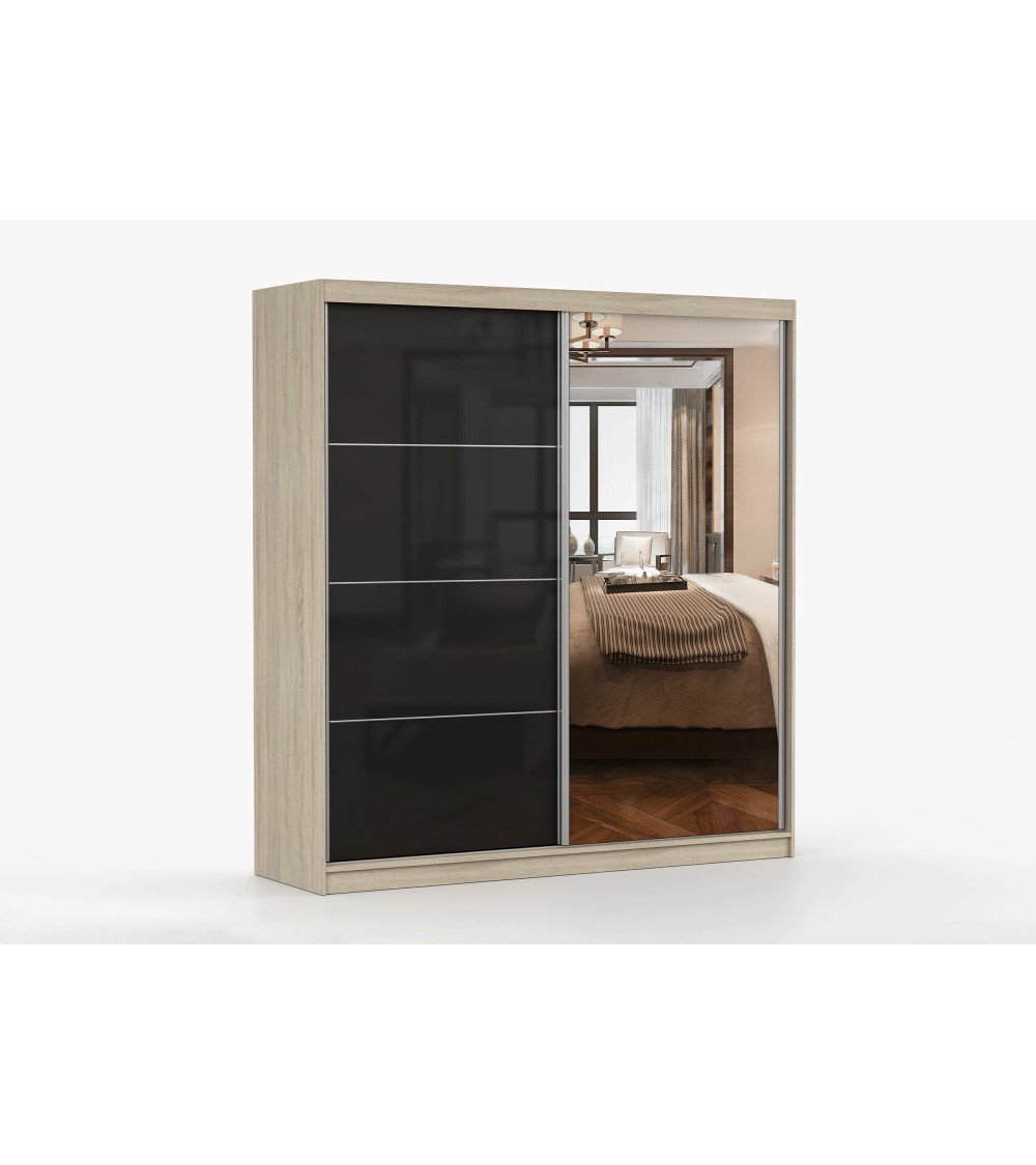 Armoire Calypso 203 cm avec miroir
