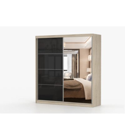 Armoire Calypso 203 cm avec miroir