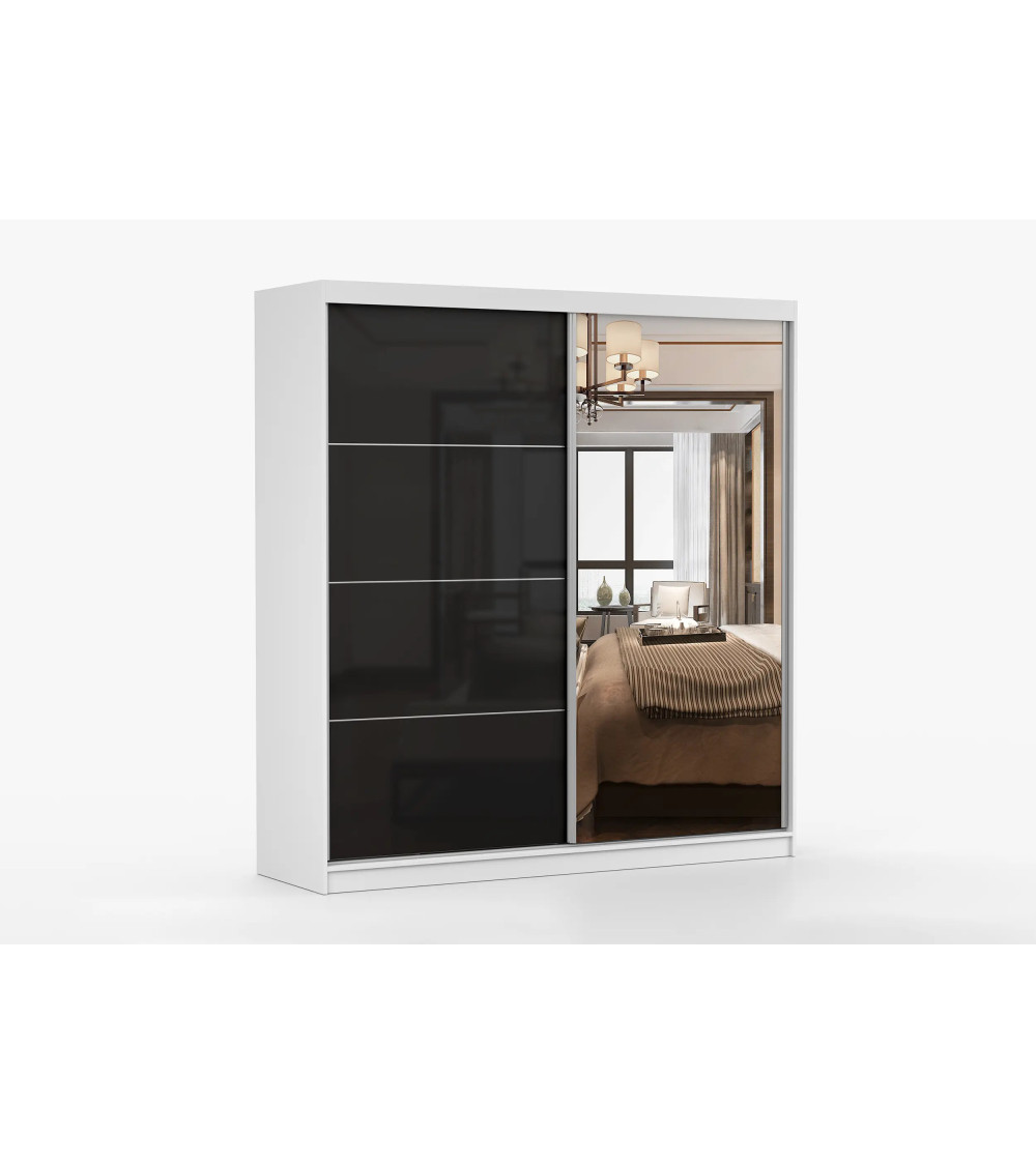 Armoire Calypso 233 cm avec miroir