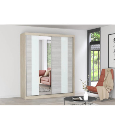 Armoire Lyra 183 cm avec miroir