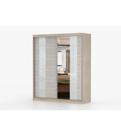 Armoire Lyra 183 cm avec miroir