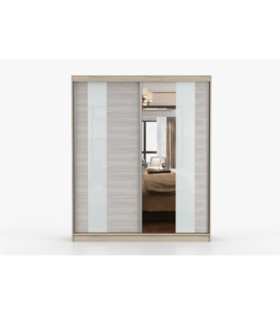 Armoire Lyra 183 cm avec miroir