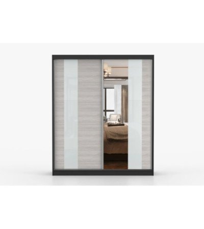 Armoire Lyra 183 cm avec miroir