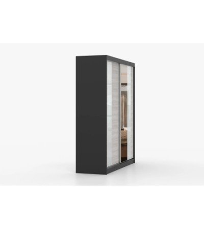 Armoire Lyra 183 cm avec miroir