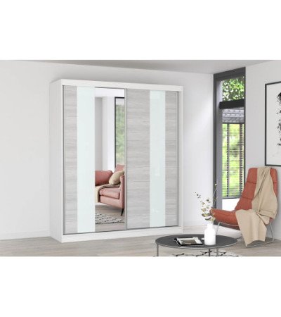 Armoire Lyra 183 cm avec miroir