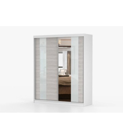 Armoire Lyra 183 cm avec miroir